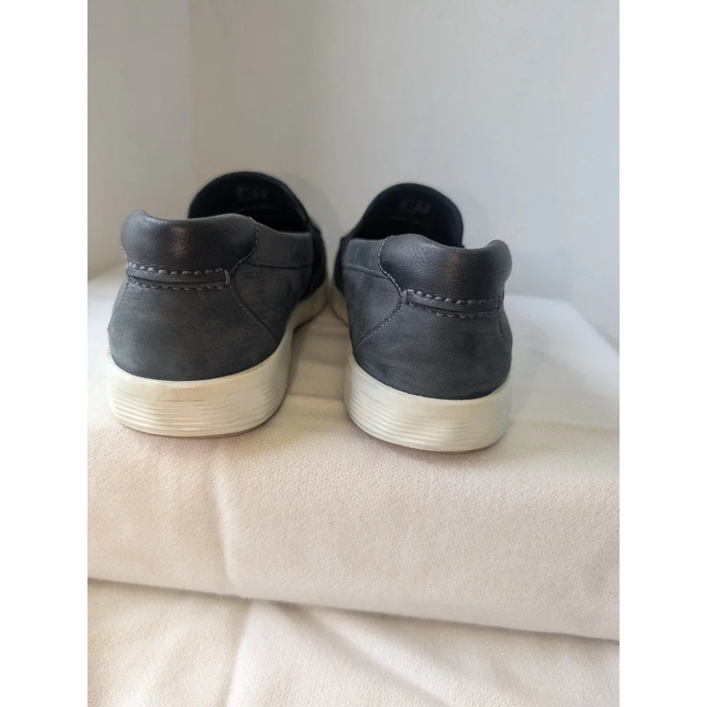 ECCO S-LITE 9.5 Black Diamond Nubuck Moc Loafers